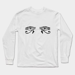 Egyptian Eye of Horus T-Shirt Long Sleeve T-Shirt